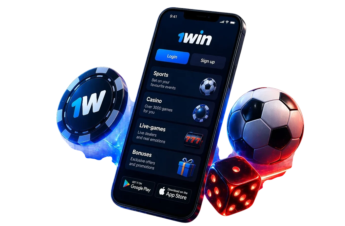 1win mobile app with sports betting and casino features